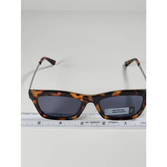 Foster Grant Full Cat Eye Brown Tortoise & Silver Metal Sunglasses 52661FGX201 - Picture 11 of 12